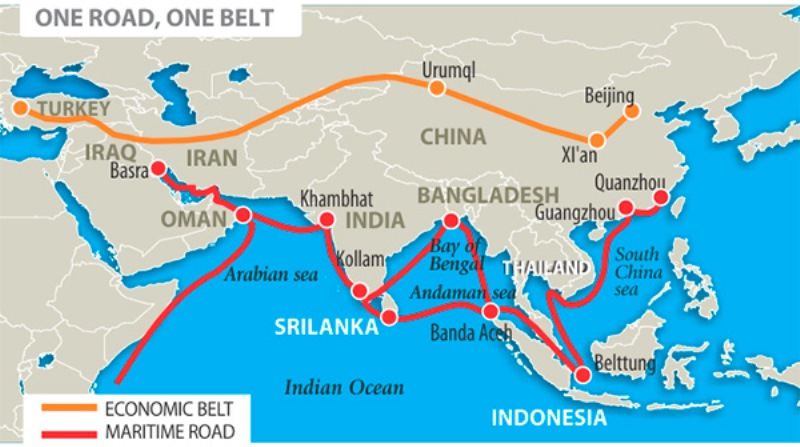 La nouvelle route de la soie: les opportunité pour venir en Iran