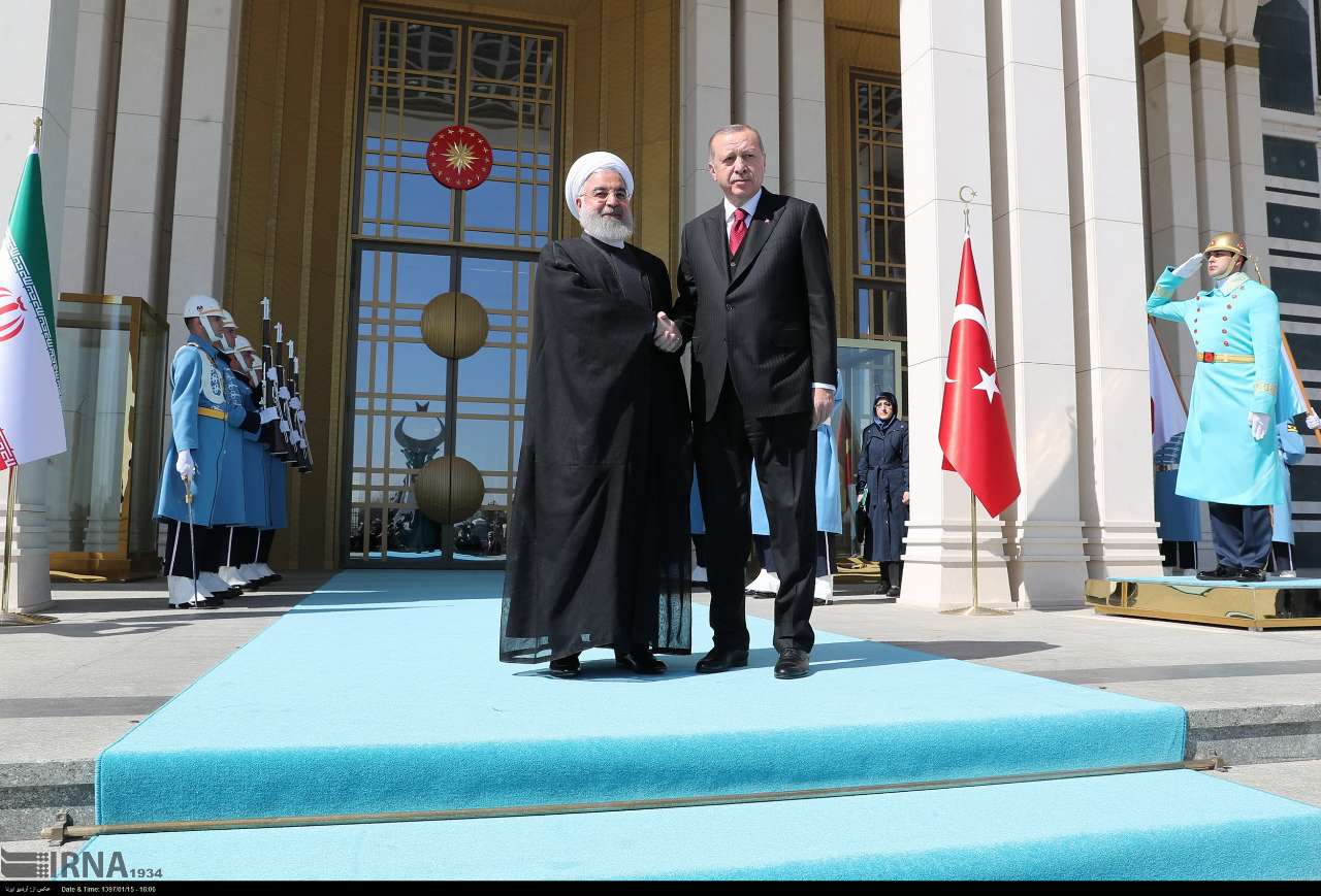IRNA English - Iran's president officially welcomed in Ankara