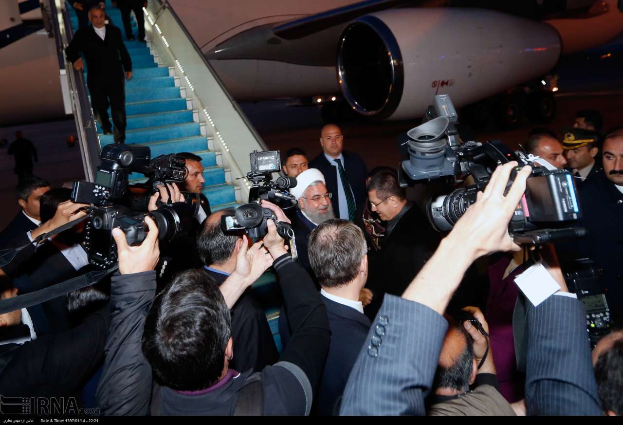 Le président et le MAE iraniens à Ankara pour participer au sommet sur la Syrie Le président et le MAE iraniens à Ankara pour participer au sommet sur la Syrie