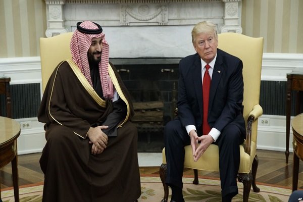 بن سلمان برای همراهی ترامپ با سیاست هایش تلاش می كند بن سلمان برای همراهی ترامپ با سیاست هایش تلاش می كند