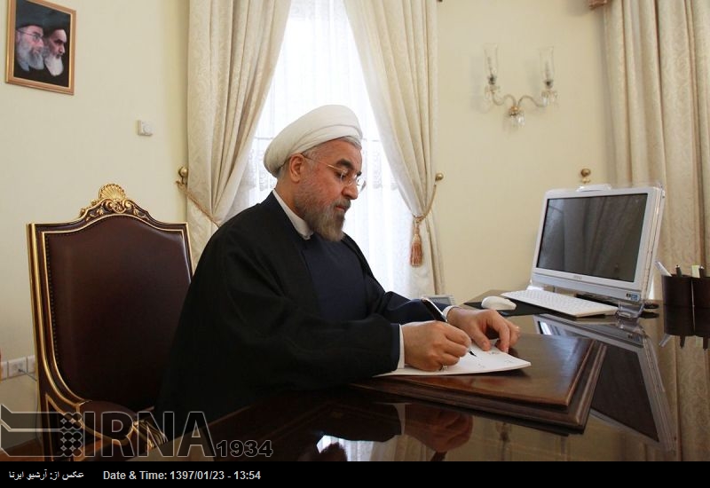 Cumhurbaşkanı Ruhani, Aliyev’i kutladı Cumhurbaşkanı Ruhani, Aliyev’i kutladı
