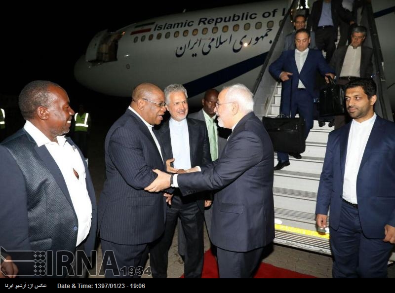 Zarif, Namibya’da Zarif, Namibya’da