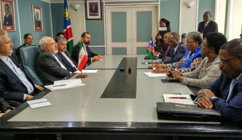 Zarif appelle à l'amélioration des relations bancaires et privées avec la Namibie Zarif appelle à l'amélioration des relations bancaires et privées avec la Namibie