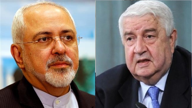 Zarif: Les actions militaires contre la Syrie aident les terroristes Zarif: Les actions militaires contre la Syrie aident les terroristes