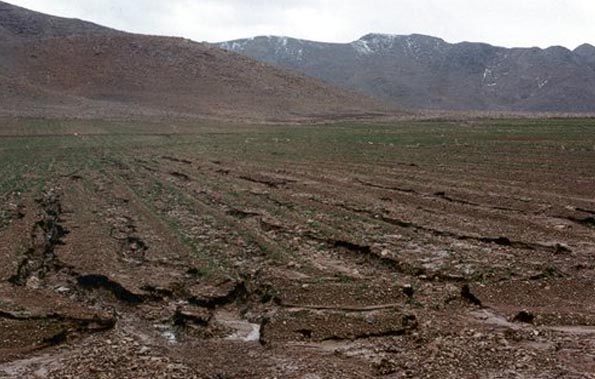 باز باران بهاری و فرسایش خاك