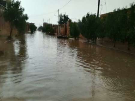 بارندگی و تندباد شمال خوزستان را فرا گرفت