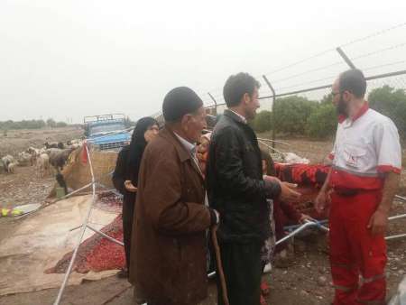 28 خانوار عشايري در دزفول امداد رساني شدند