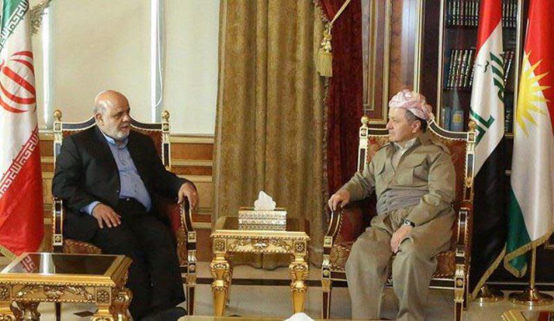 Barzani confers with Iran’s ambassador to Iraq