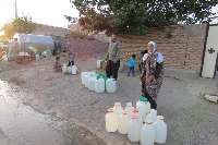 آب روستای رضا آباد بیارجمند قطع شده است