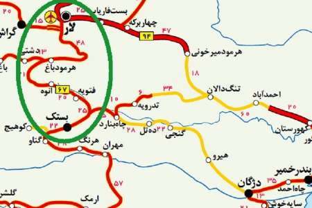 عمليات اجرايي قطعه سوم بزرگراه لارستان - بستك آغاز شد