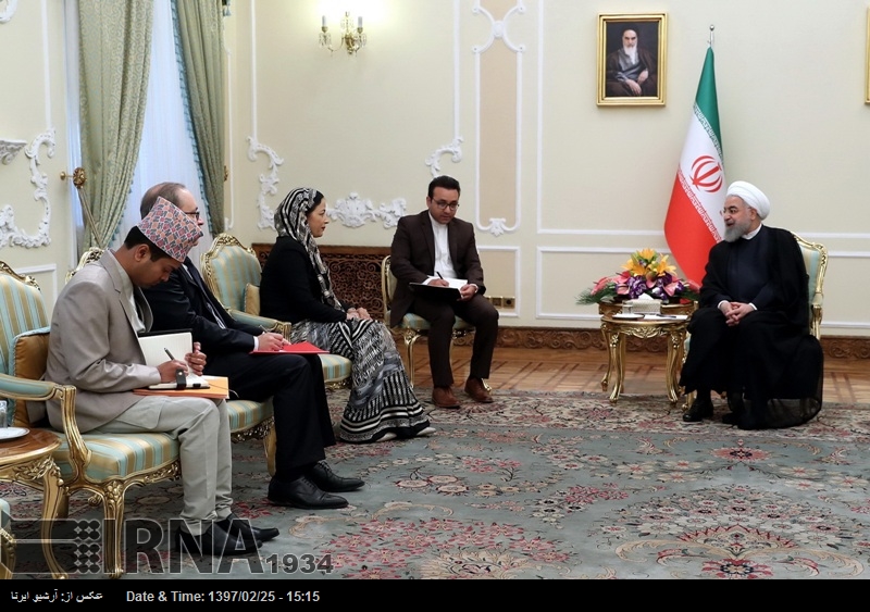 فلسطینیوں کی حمایت عالم امن و سلامتی کی حمایت کے مترادف ہے: روحانی فلسطینیوں کی حمایت عالم امن و سلامتی کی حمایت کے مترادف ہے: روحانی