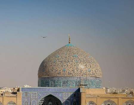 مرمت كاشیكاری مسجد شیخ لطف الله آغاز شد