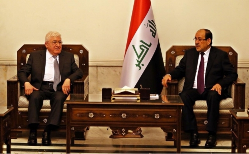معصوم والمالكي يبحثان نتائج الانتخابات البرلمانية والمستجدات الأمنية والسياسية في العراق معصوم والمالكي يبحثان نتائج الانتخابات البرلمانية والمستجدات الأمنية والسياسية في العراق