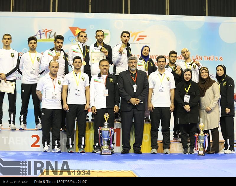 ایران کی ایشیائی پیرا تائیکوانڈو چیمپئین شپ مقابلوں میں پہلی پوزیشن ایران کی ایشیائی پیرا تائیکوانڈو چیمپئین شپ مقابلوں میں پہلی پوزیشن