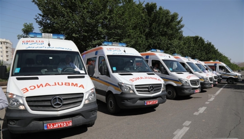 100 دستگاه آمبولانس به ناوگان اورژانس آذربايجانشرقي اضافه شد