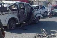 خودرو باستان شناسان در افغانستان هدف انفجار قرار گرفت