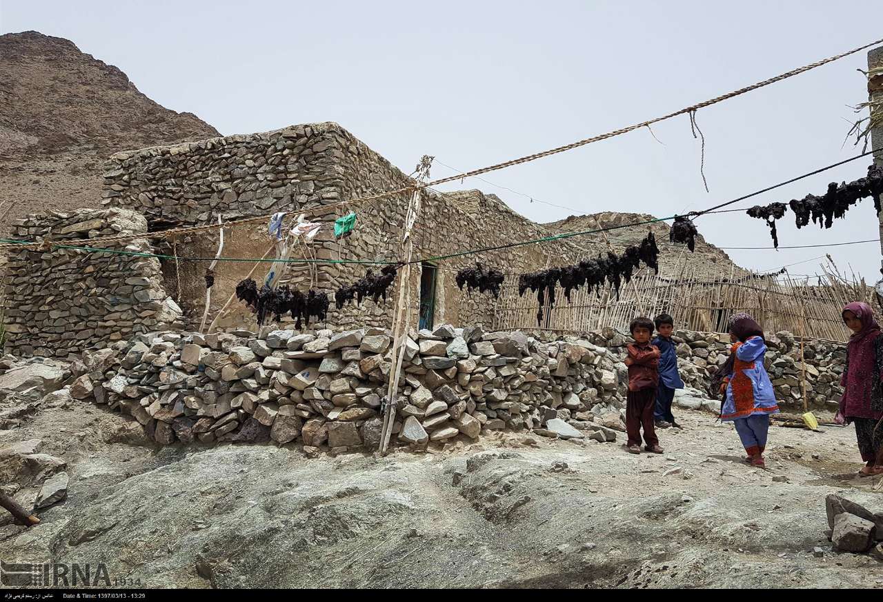ایرنا - روستای «نگور گرگان» در جنوب سیستان و بلوچستان