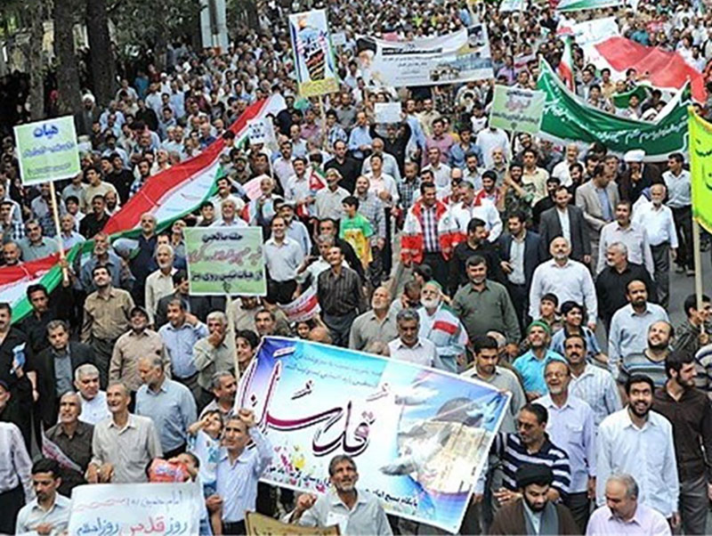 برگزاری راهپیمایی روز قدس در 41شهر و روستای گلستان