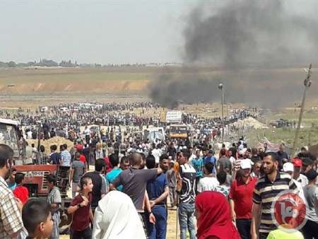 386 فلسطینی در راهپیمایی روز قدس در غزه زخمی شدند