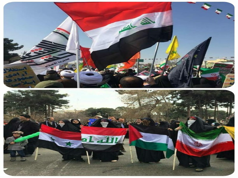 رفع العلم الايراني في مسيرة يوم القدس في العراق .. مابين حقائق الاحرار واراجيف العبيد رفع العلم الايراني في مسيرة يوم القدس في العراق .. مابين حقائق الاحرار واراجيف العبيد