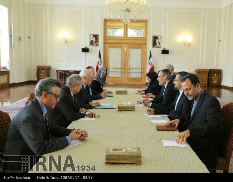Irán y la ONU examinan la situación en Siria Irán y la ONU examinan la situación en Siria