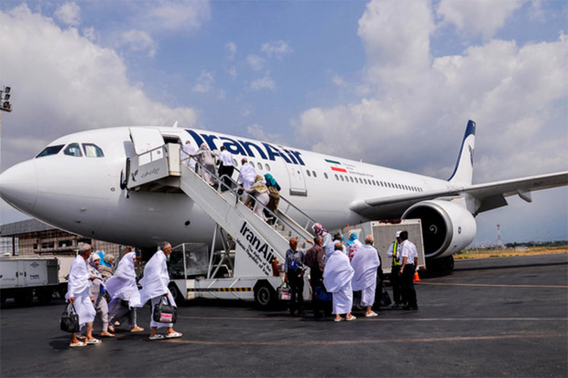 رحلات الحج الايرانية تتم من 20 مطارا في البلاد