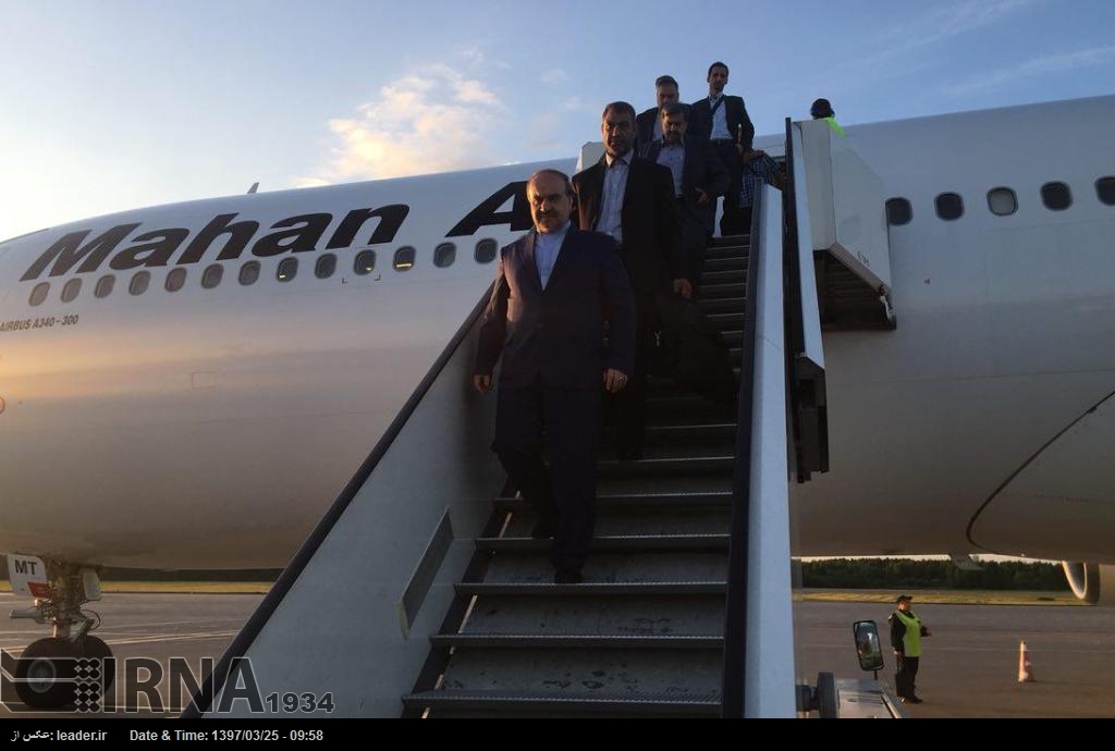 El ministro iraní de Deportes y Juventud llega a San Petersburgo El ministro iraní de Deportes y Juventud llega a San Petersburgo