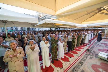 نماز عیدفطر در عتبات عالیات عراق برگزار شد