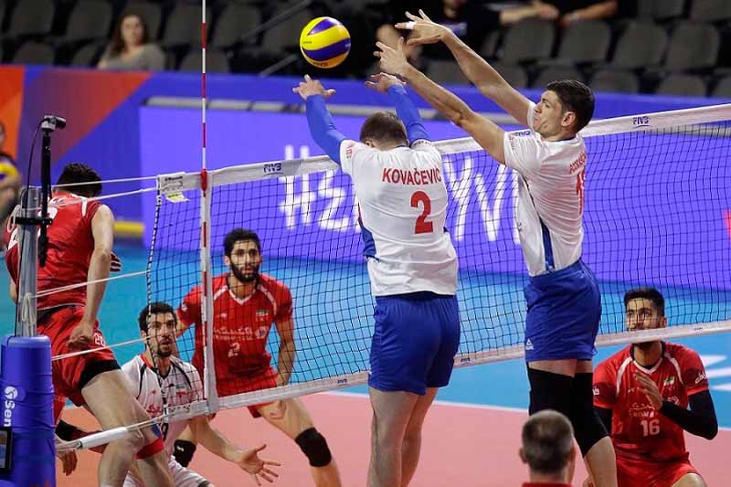 عملكرد خط دفاعی والیبال ایران مقابل صربستان ضعیف بود