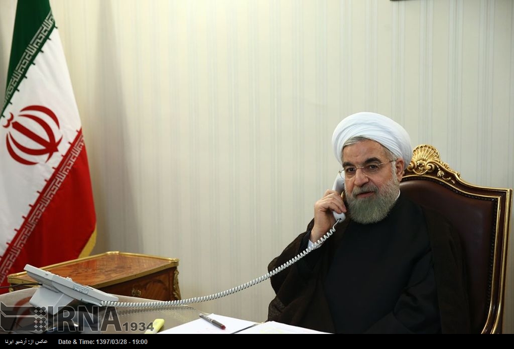 ایران، قطر کے شانہ بشانہ کھڑا رہے گا: روحانی ایران، قطر کے شانہ بشانہ کھڑا رہے گا: روحانی