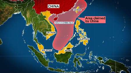 چین در مورد دریای جنوبی به آمریكا هشدار داد