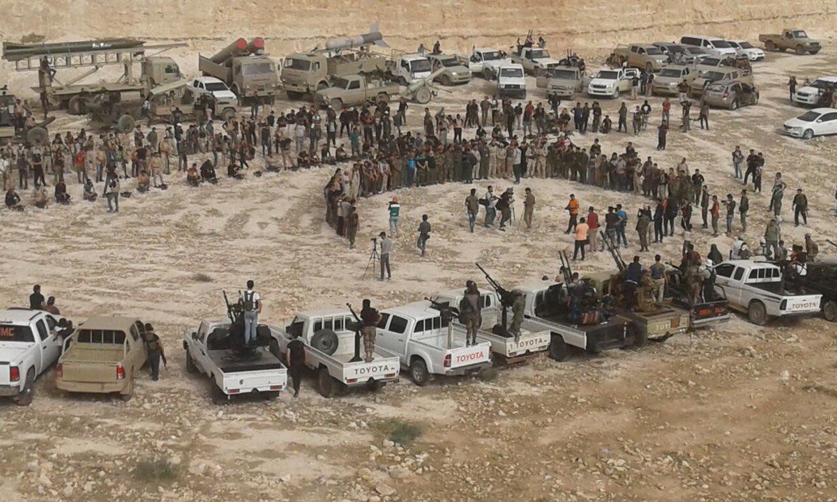 گروهی از عناصر مسلح در درعا به ارتش سوریه پیوستند