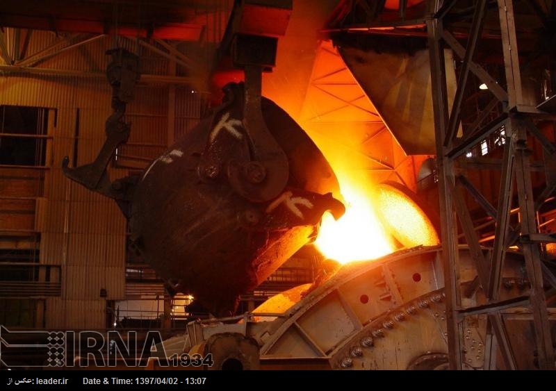Irán ocupa la 11ª posición mundial entre los países productores de acero Irán ocupa la 11ª posición mundial entre los países productores de acero