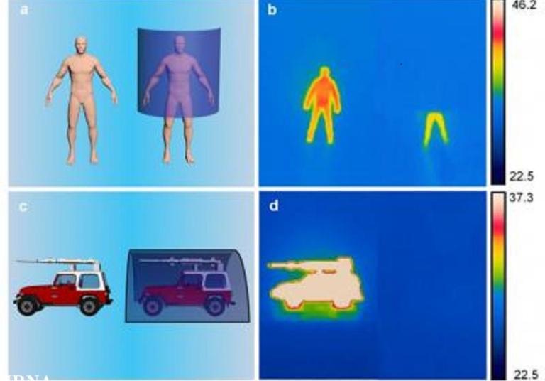 ساخت ماده نامرئی برای فریب دوربین های مادون قرمز