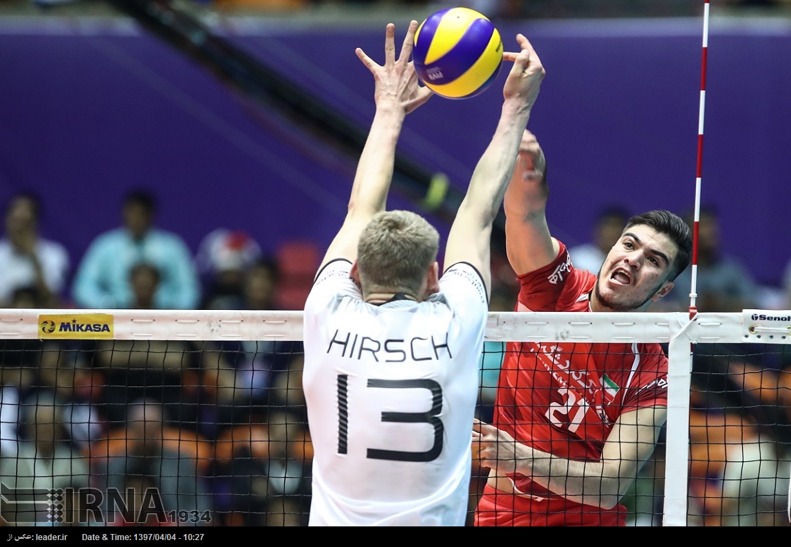 El equipo iraní de voleibol se impone a Alemania El equipo iraní de voleibol se impone a Alemania