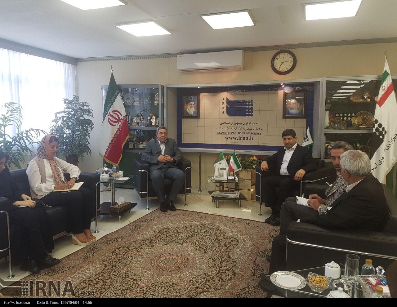 Los medios de comunicación de Irán y Argelia amplían su cooperación Los medios de comunicación de Irán y Argelia amplían su cooperación