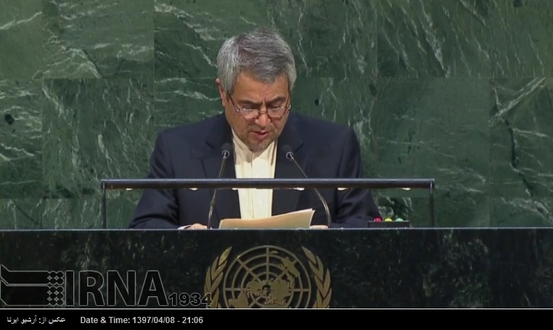 دہشت گردی سے مقابلہ کرنا علاقائی حکمت عملی کی ضرورت ہے: ایرانی مندوب دہشت گردی سے مقابلہ کرنا علاقائی حکمت عملی کی ضرورت ہے: ایرانی مندوب