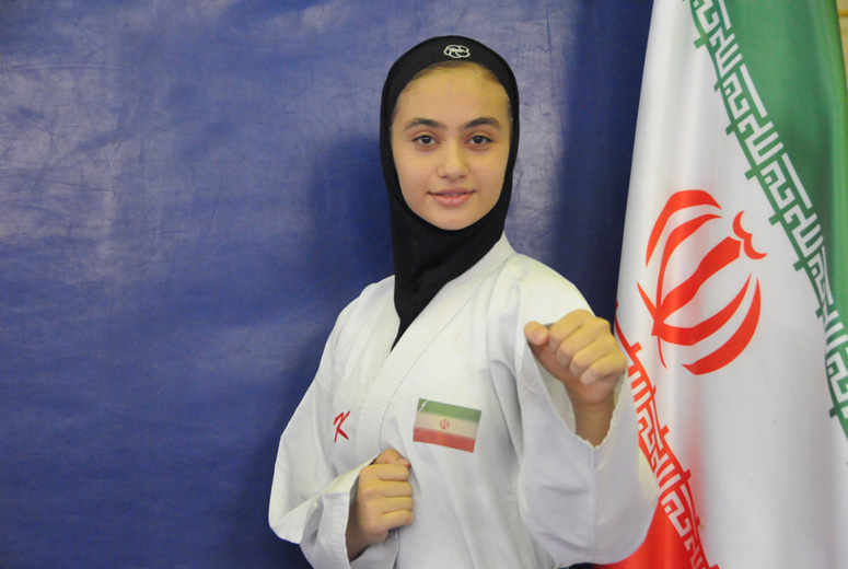 La karatéka iranienne qualifiée pour les Jeux Olympiques de la Jeunesse 2018 La karatéka iranienne qualifiée pour les Jeux Olympiques de la Jeunesse 2018