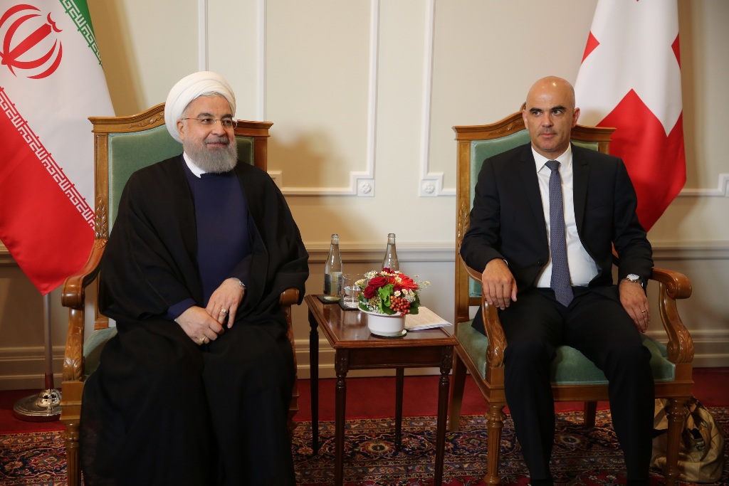 Rouhani und Berset betonen die Vertiefung der Beziehungen Rouhani und Berset betonen die Vertiefung der Beziehungen