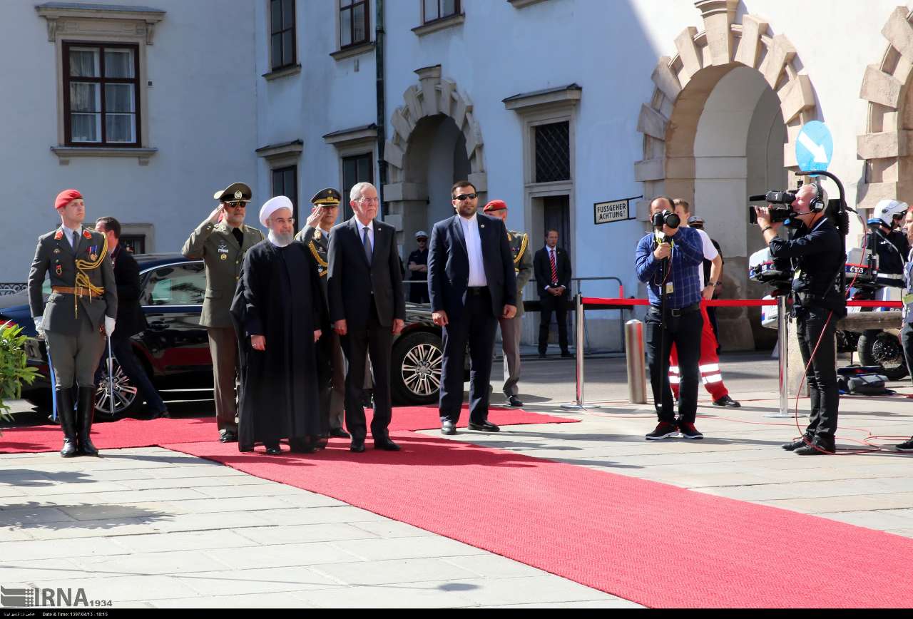 Van der Bellen empfängt Hassan Rouhani Van der Bellen empfängt Hassan Rouhani