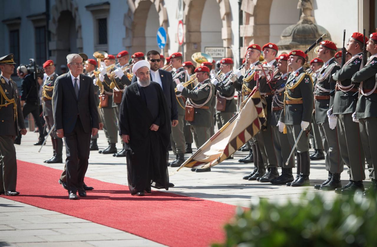 Van der Bellen empfängt Hassan Rouhani Van der Bellen empfängt Hassan Rouhani