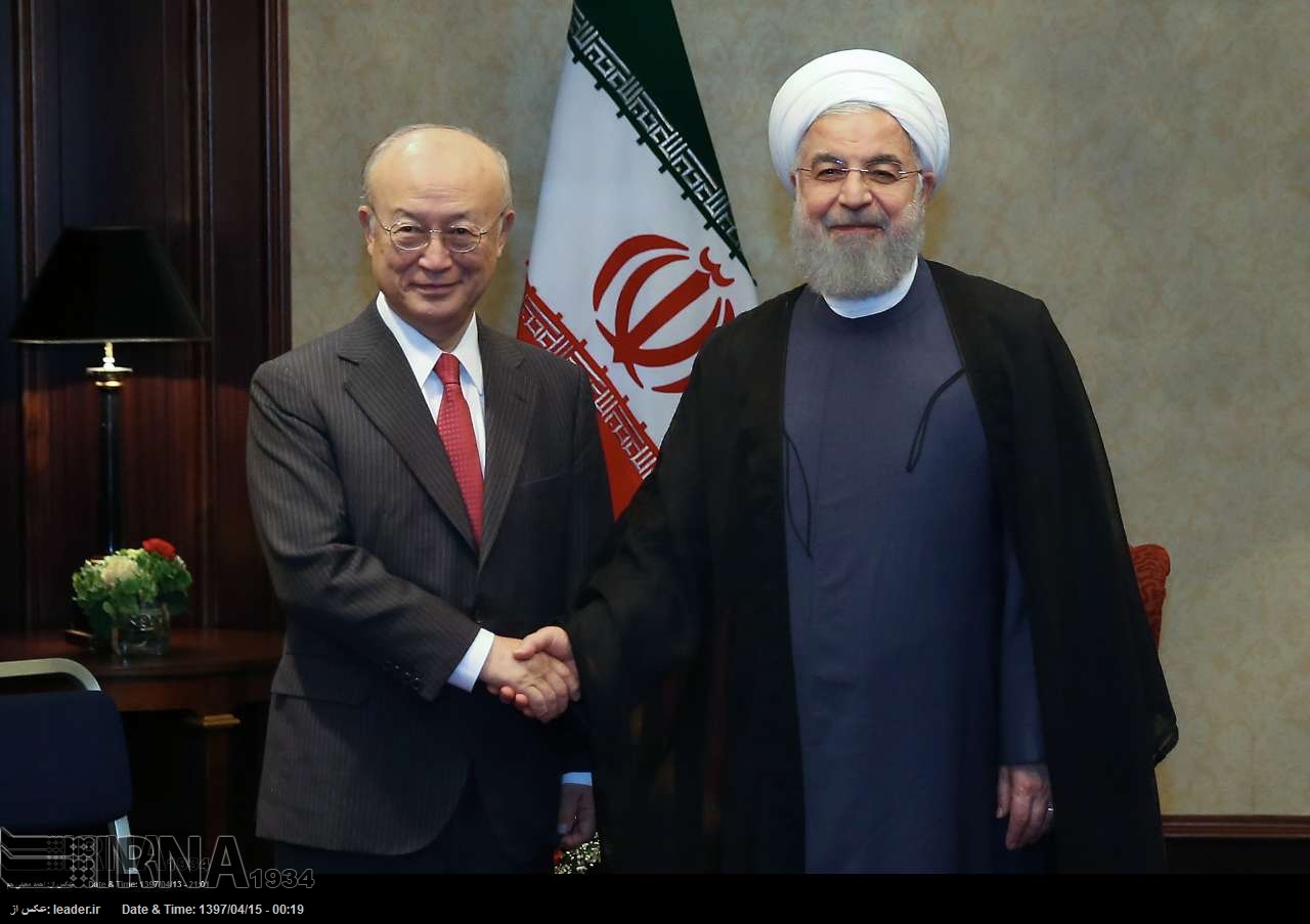 Встреча Рухани с гендиректором МАГАТЭ