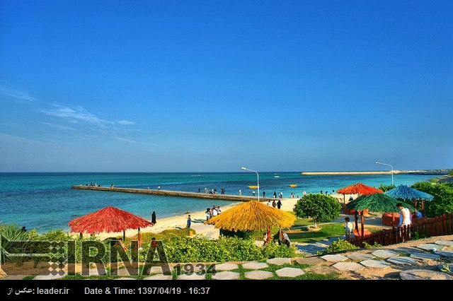Las costas turquesas de la Isla de Kish, según un turista extranjero Las costas turquesas de la Isla de Kish, según un turista extranjero