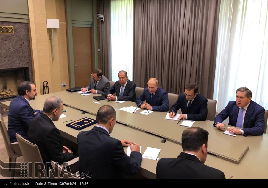 Velayati entrega sendos mensajes del Líder y Rohani al presidente ruso Velayati entrega sendos mensajes del Líder y Rohani al presidente ruso