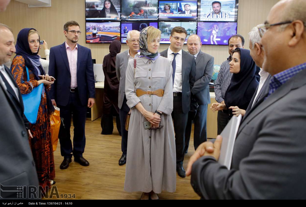 Russische Delegation besucht IRNA Russische Delegation besucht IRNA