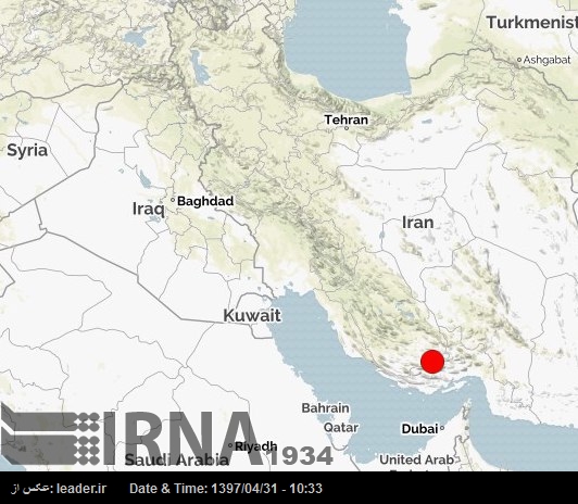 Terremoto en la provincia sureña iraní de Ormozgán Terremoto en la provincia sureña iraní de Ormozgán
