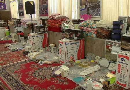 توزیع هشت هزار سری جهیزیه بین زوجین 14 استان محروم آغاز شد