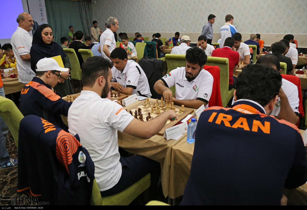Asian Nations Cup Rapid 2018 : Iranische Schachspieler sichern sich ersten Platz Asian Nations Cup Rapid 2018 : Iranische Schachspieler sichern sich ersten Platz