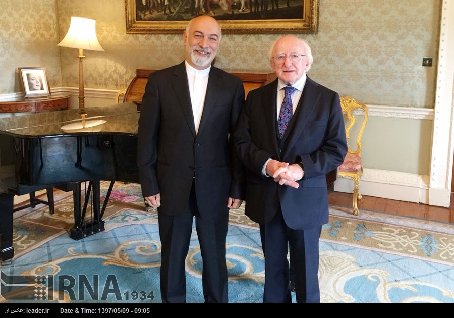 El presidente de Irlanda elogia el rol regional de Irán en la búsqueda de la estabilidad El presidente de Irlanda elogia el rol regional de Irán en la búsqueda de la estabilidad