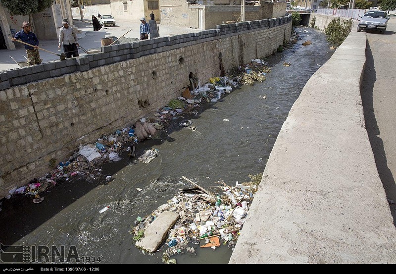 آبشوران رگ مسموم شهر كرمانشاه